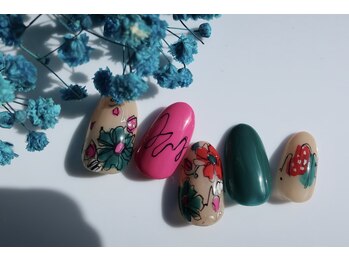 ペントハウス(Penthouse)/フラワーネイル/パラジェル