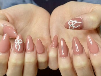 ウサギネイル 新大久保店(usagi nail)/リボンネイル