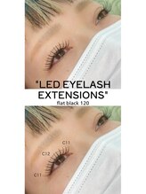 レイビューティー 浜町中央橋店(RAY+beauty)/≪LEDマツエク≫　FLAT　black