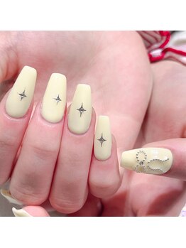 クイーンズビューティーサロン 新宿本店(Queen's beauty salon)/チップ長さだしやりつけ放題