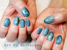 ルームヘアネイル 曙橋店(Room hair nail)/ニュアンスミラーアート