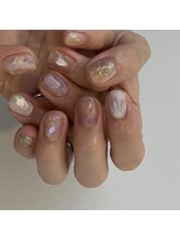 ヌア(nur.)/パープル×オレンジnuance