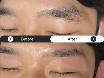 サインポスト 池袋東口店(sign post)/メンズアイブロウ・直線斜め型