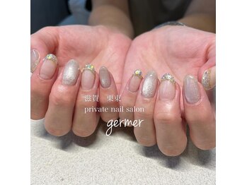 ジェルメ(germer)/キラキラフレンチ♪