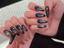 ネイルマジック 仙台一番町店(NAIL MAJIC)/ブラックマグネットネイル