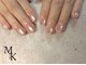 エムケーネイル(M&K NAIL)の写真/派手すぎない〈enoi〉のマグネットで大人可愛さ&上品さ劇的UP♪話題のマグネットでうるうる美フォルムへ…