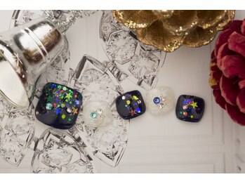 ネイルクロエ(NAIL KCLOE)/クリスマスフットネイル