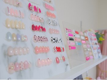 ストーン・パーツ付け放題