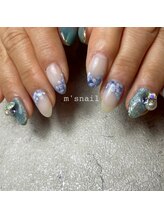 エムズネイル 武生店/紫陽花ネイル★