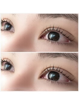 グラマラス 白金台店(glamourous produced by Noble)/束感まつげパーマラッシュリフト