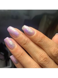 塗りかけネイル
