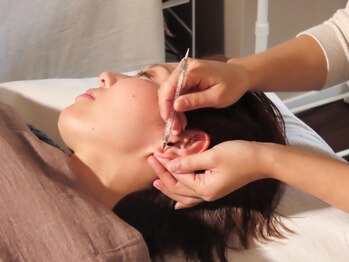 のあの/ツボが集まる耳のマッサージ