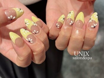 ユニックス サロンアンドスパ UNIX Salon&Spa 浦和美園店/ぷっくりフラワーネイル