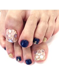 大人シェルネイル