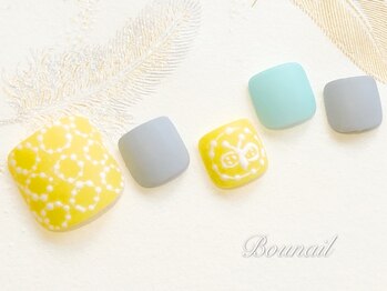 ボネール(nail ＆ eyelash Bounail)/フット　エスニック　10980円