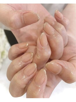 ベリール 南平岸店(Be'Leel)/バーチャルラメフレンチ♪