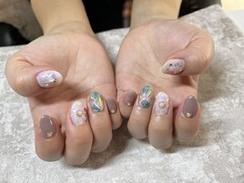 ぷっくりフラワー&ニュアンス