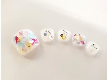 ビーケア 自由が丘店(B.care)/フットネイル¥7480