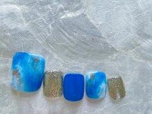 モグネイル(Mogunail)/フット定額　ニュアンス