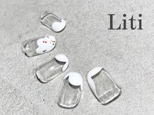 リティ(Liti)/No.64 Art(A) 雪だるまネイル