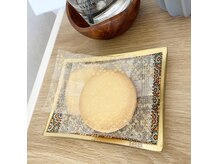 【アフターサービス】毎月違うお菓子をお出ししております◎