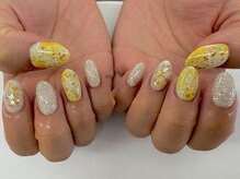 ディーネイル 池袋(D-nail)/【稗田】ツイードネイル