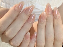 春チークネイル