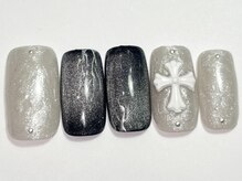 ネイルメゾン 渋谷店(NAIL MAISON)/Y2Kクロムもやもや￥7000