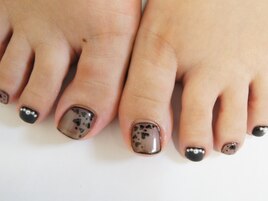 ハート柄フット6600円