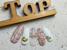 サロン ザ トップ(Salon the Top)/オレンジピンクツイード