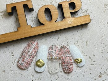 サロン ザ トップ(Salon the Top)/オレンジピンクツイード