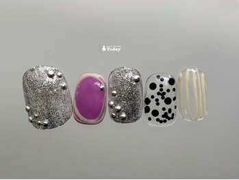 ネイルサロン トゥデイ 心斎橋店(Today)/Simple plus art¥9300→¥5800