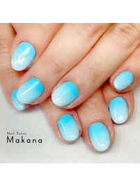 【Men's】ブルーハワイネイル