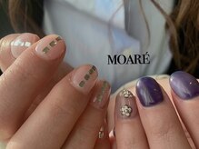 モアレネイル(moare' nail)/ハンド/お任せ10本アート ¥7,500