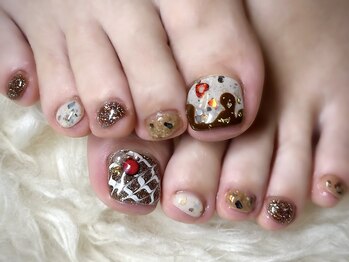 アミュリー ネイル アトリエ(Amury nail atelier)/ハート バレンタイン チョコ