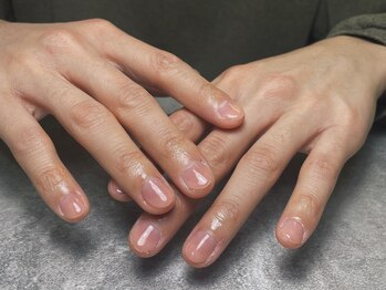 オムネイル 渋谷(HOMME NAIL)/クリアジェル ¥4.400
