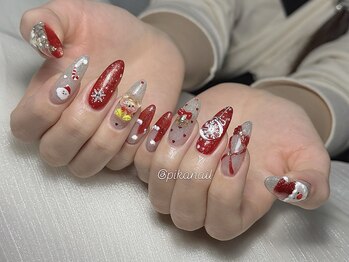 Ｐｉｋａ　Ｎａｉｌ［ピカネイル］上野／御徒町/キラキラNoelフラッシュ