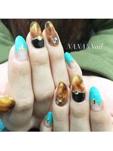 ナナズネイル 西小倉店(NANA's Nail)/べっ甲柄ネイル