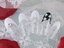 千鳥フレンチネイル