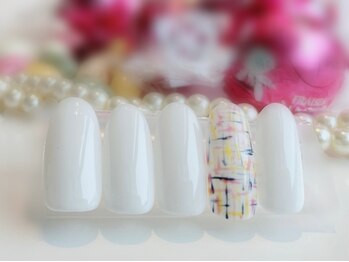 ネイルアンドアイラッシュサロン ブレス 長町南駅店(BLESS)/ツイードネイル