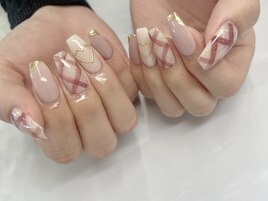 ガーリーチェックデザイン☆