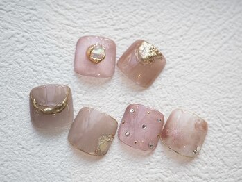 ルームイチマルニ バイ マルメネイル(room102 by malmonail)/Foot nail