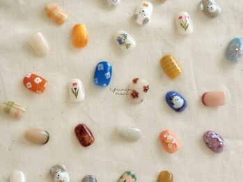 ユリンネイル(yurin nail)の写真/生き物や植物など、ほっこりするゆるいイラストが得意♪ライブやイベントに向けた特別なネイルも◎