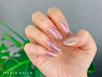 マリーネイルズ 横浜店(MARIE NAILS)/ミラーネイル ¥7,700 0515c