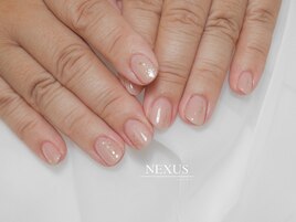 ラメニュアンスネイル