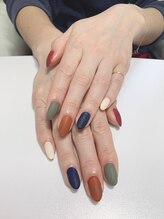 モカネイル(moca nail)/5色ネイル～秋カラー～