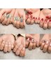 (初めての方におすすめ)デザインネイル1～4本。持ち込みOK!￥7000～¥8800
