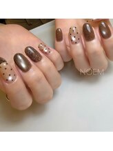 ノエム ネイルサロン(NOEM)/ブラウンドット