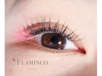 フラミンゴアイラッシュ(FLAMINGO eyelash)/colourエクステoneポイント