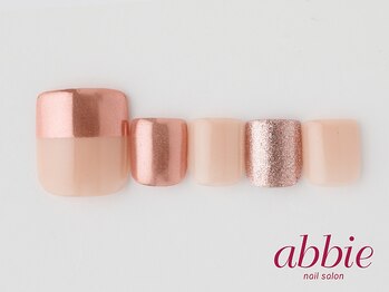 ネイルサロンアビー 北千住店(abbie)/コッパーピンクフット ¥10978